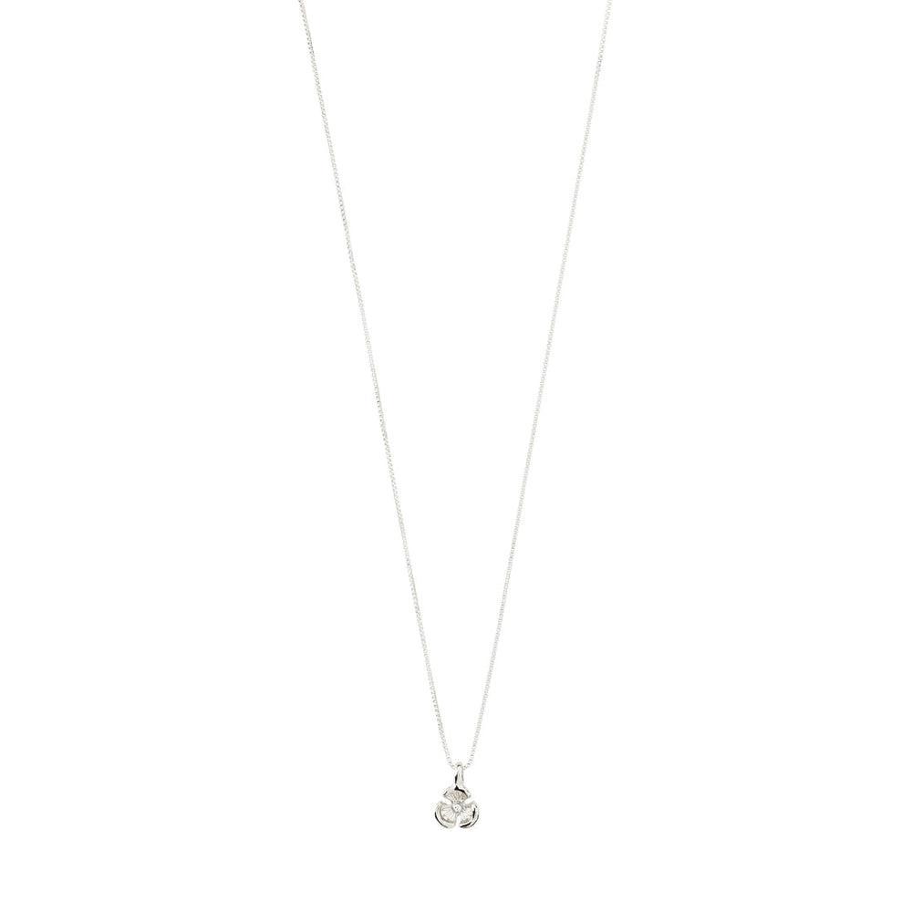 Pilgrim jewelry romantic classic echo floral print pendant with silver plating Manitoba Canada