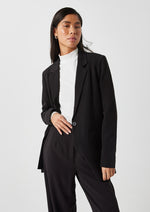 Minimum ladies Tara 2.0 E54 tailored look single button black stretch blazer Manitoba Canada