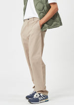 Minimum mens organic cotton beige greige casual trouser pant Manitoba Canada