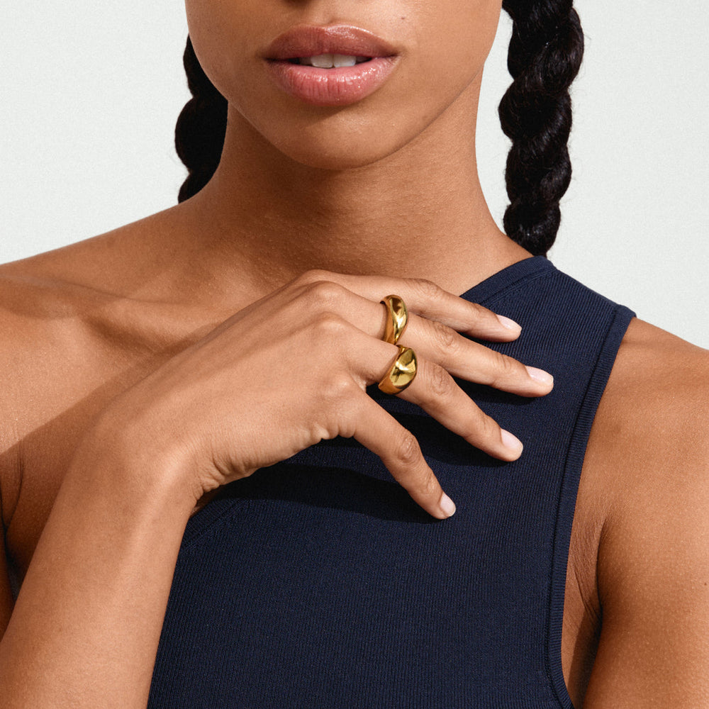 Dune Rings (Set of 2)
