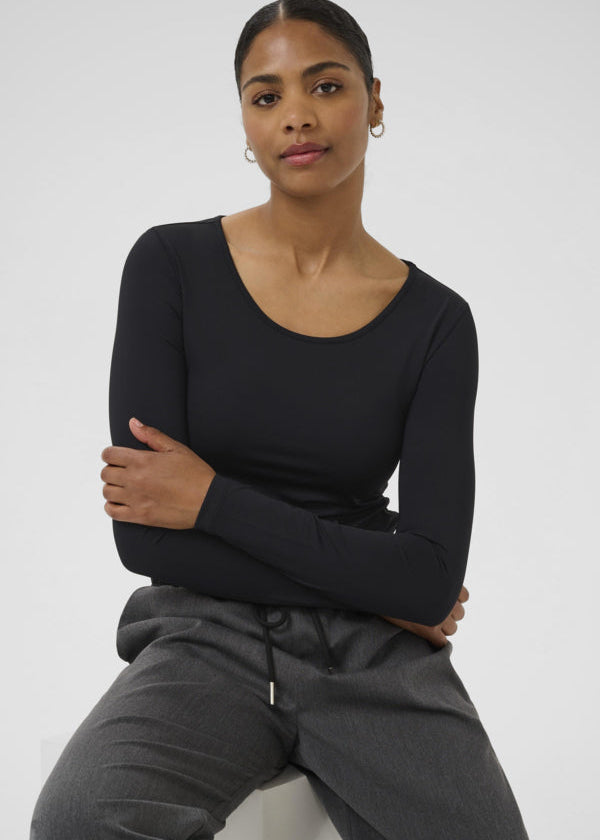 Layering, second skin, long sleeve, dressy, capsule wardrobe, kaffe, dk company, winnipeg, Manitoba, Canada