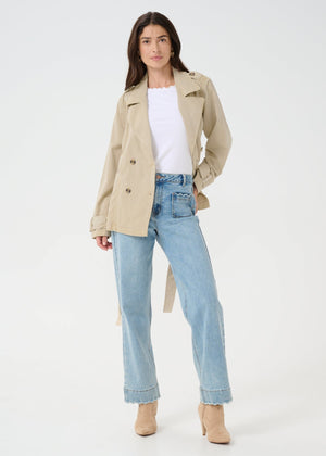 Gigi Cropped Trench