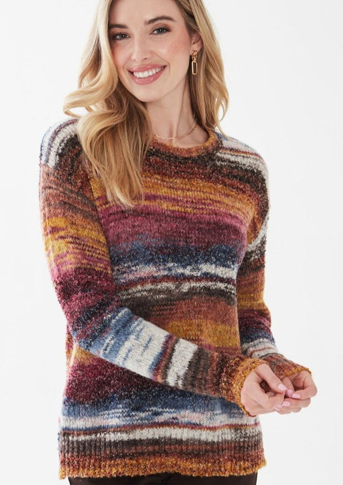 Boatneck Space Dye Sweater
