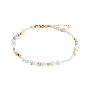 pilgrim jewelry force white and gold beaded and freshwater pearl ankle chain anklet Manitoba Canada