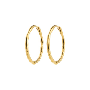 Between Hoop Earrings