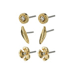 Pilgrim jewelry echo stud earring set with gold plating Manitoba Canada