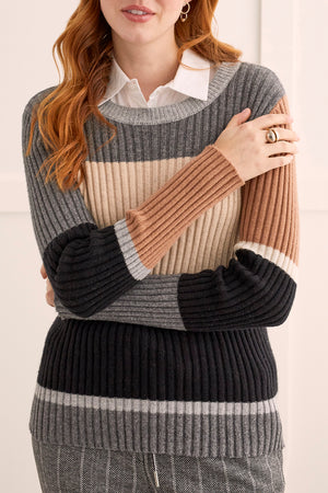 Calico Colourblock Sweater