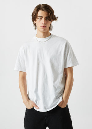 Minimum unisex mens aarhus organic cotton white relaxed fit t-shirt Manitoba Canada