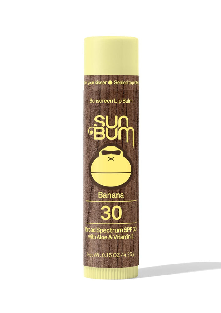 Sun Bum spf 30 sunscreen lip balm banana vitamin e aloe vera Manitoba Canada