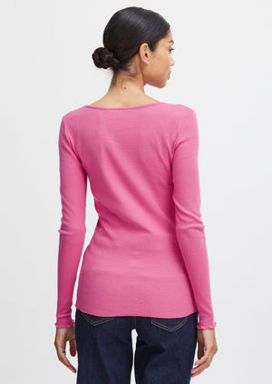 
            
                Load image into Gallery viewer, Byoung sanana super pink basic layering top 
            
        