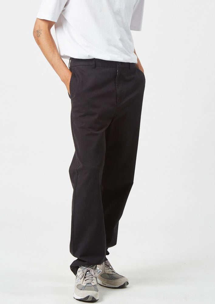 Minimum cotton relaxed fit straight leg black chino slacks pants business casual Manitoba Canada
