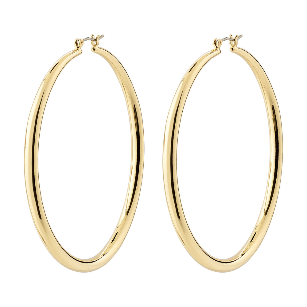 Pilgrim jewelry statement basic gold plated priya large hoop earrings Manitoba Canada