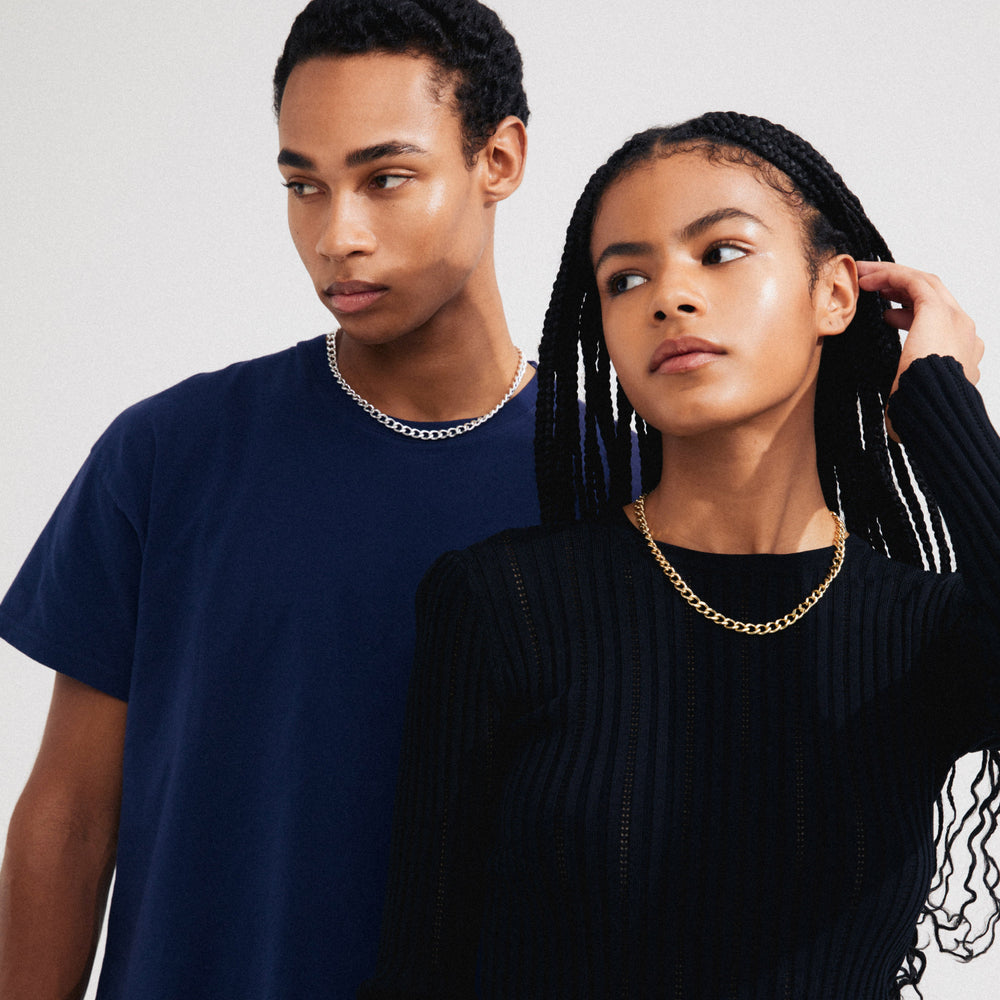 Charm Curb Chain Necklace