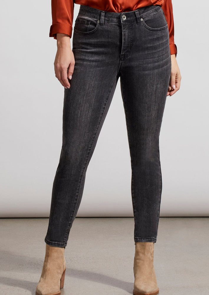 
            
                Load image into Gallery viewer, Tribal sportswear washed black ankle length stretch jegging skinny jean Manitoba Canada
            
        