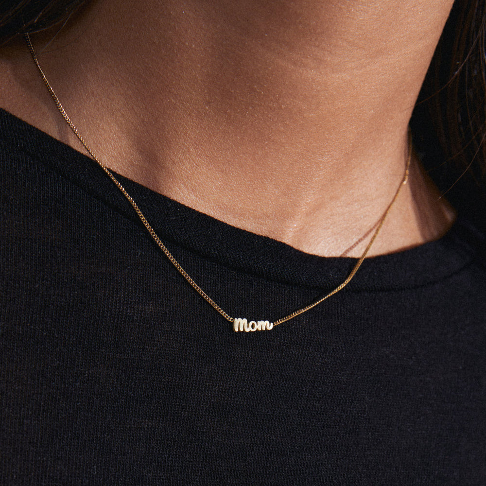 Mom Necklace (Gold + Silver)