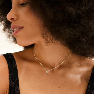 Emmet Crystal Heart Necklace