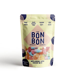 C'est bon bon sour mix canadian gummy candies mix