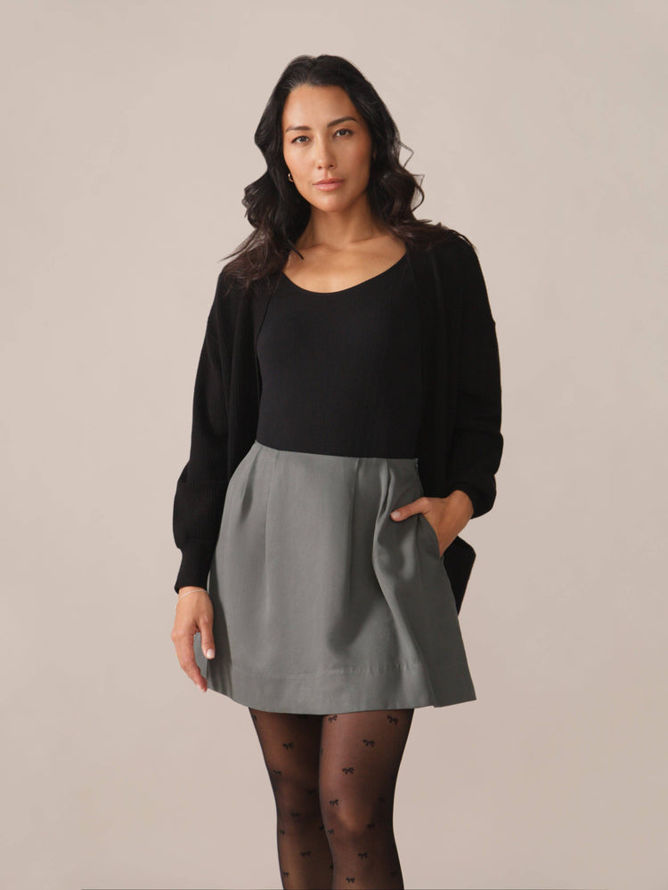 A-Line Eco Twill Skirt