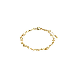 pilgrim jewlery hallie organic asymetrical shaped gold plated bracelet manitoba canada