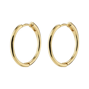 pilgrim jewelry timeless medium sized gold plated click lock hoop earrings Manitoba Canada
