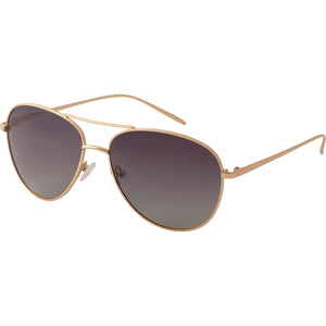 Pilgrim jewelry nani aviator pilot style sunglasses gold plated metal frames with smokey grey lenses Manitoba Canada