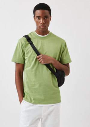 Minimum fashion mens aarhus cotton classic crew neck basic t-shirt epsom spring green Manitoba Canada
