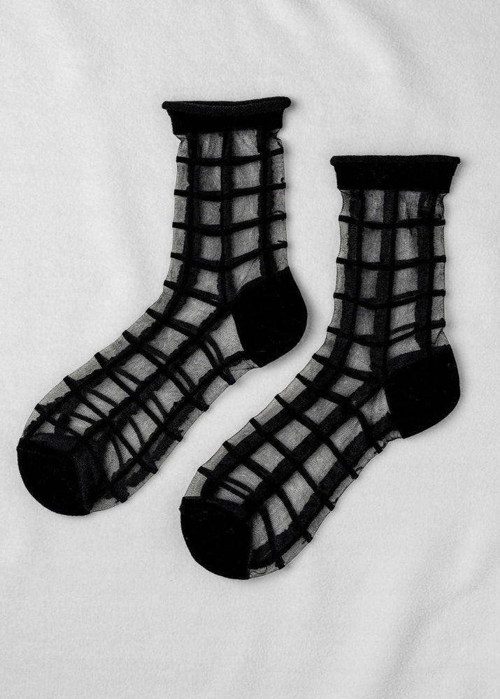 Sheer French Window Socks