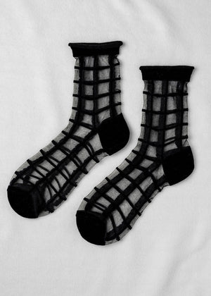 Sheer French Window Socks