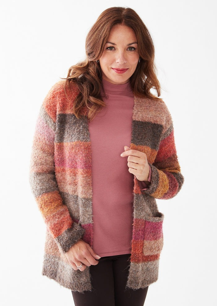
            
                Load image into Gallery viewer, FDJ, French Dressing, Stripes, Cozy, Cardigan, Fall, Earth Tones, Neutral Tones, Wool blend, Rustic, Autumn, Fall, Winnipeg, Manitoba, Sweaters
            
        