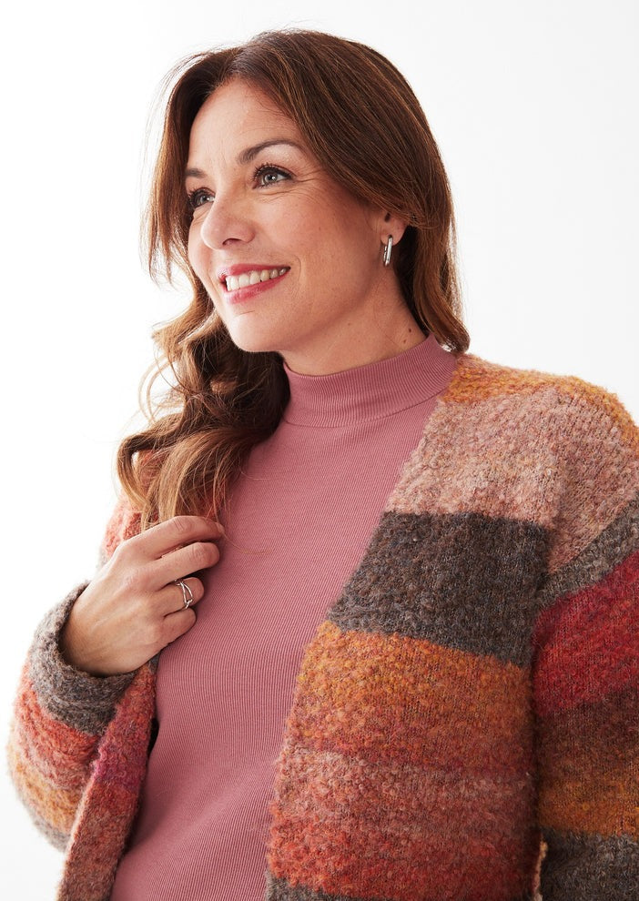 Striped Space Dye Sweater