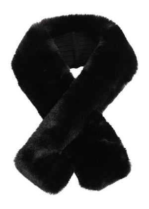 Faux Fur Pull Through Scarf