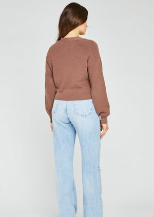 Gentle fawn orville cardigan in nutshell brown effortless layering essential fall sweater Manitoba Canada