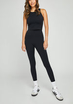 Gentle Fawn Traci tank top basic cropped athletic wear work out set lululemon dupe in black Manitoba Canada