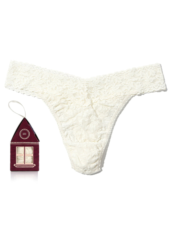 Original Rise Thong Gingerbread House Ornament (Multiple Colours)