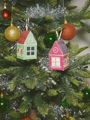 Original Rise Thong Gingerbread House Ornament (Multiple Colours)