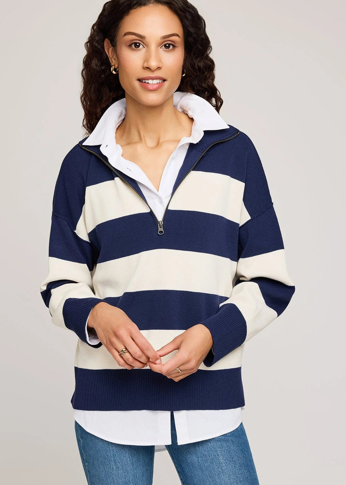 Easy loose fit, Sweater, Half Zip, cropped sweater, Gentle Fawn, Winnipeg, Manitoba