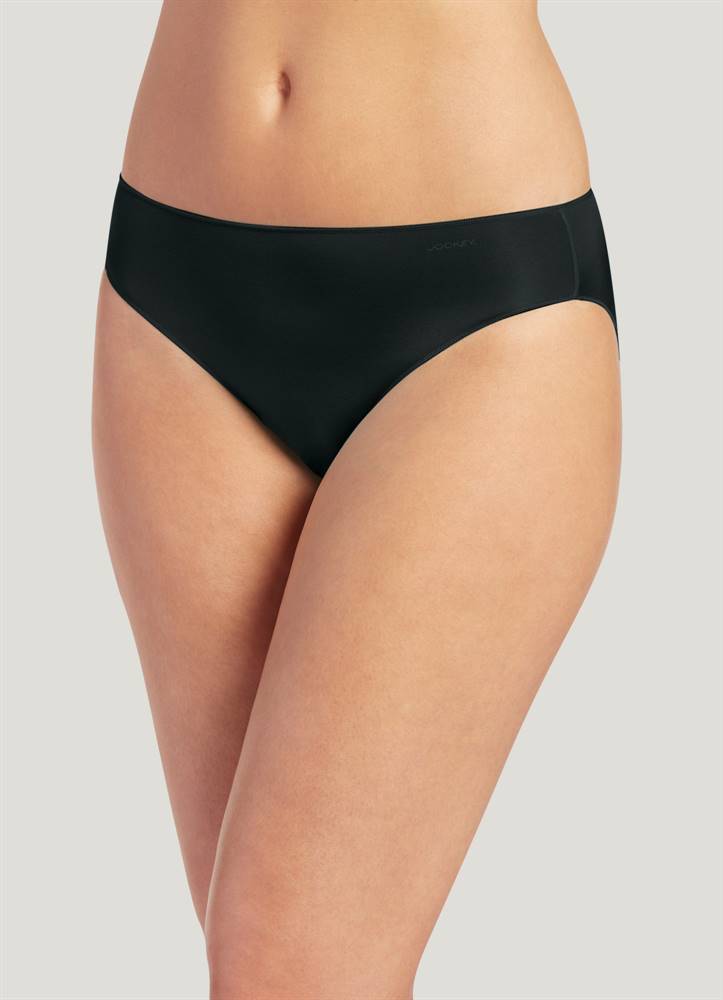 Jockey no panty line promise tactel bikini underwear black Manitoba Canada