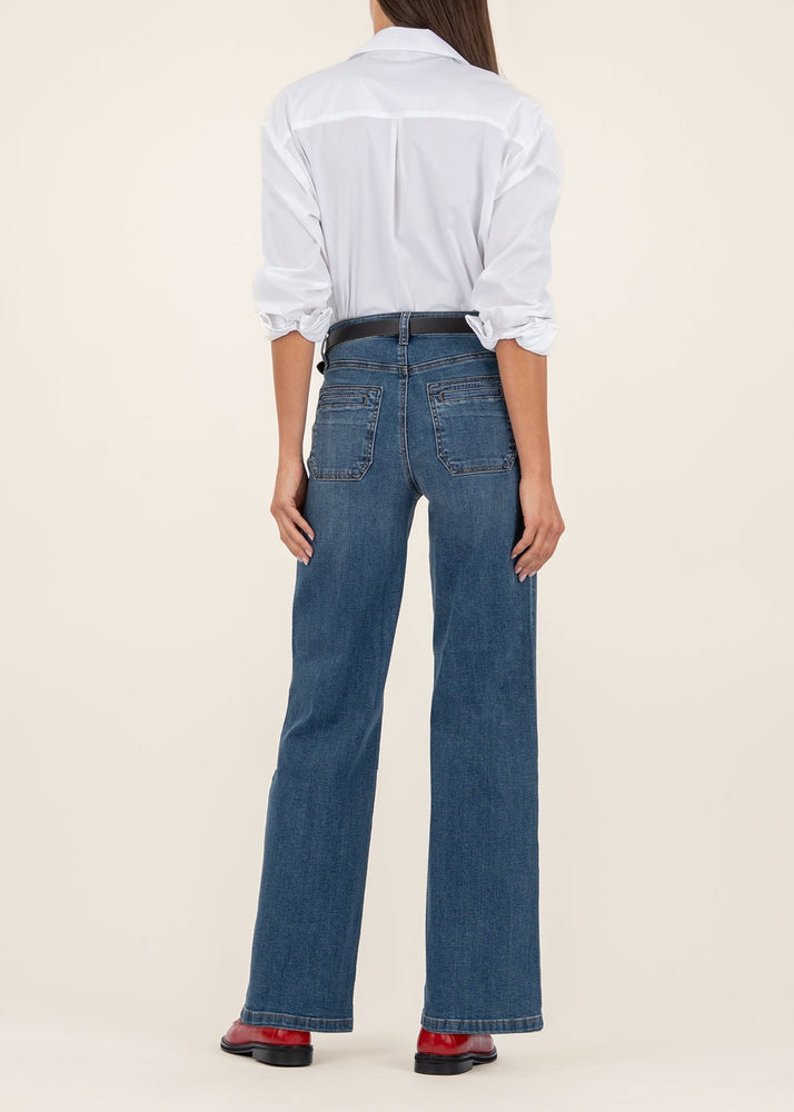 Jean High Rise Wide Leg - Adventure Wash