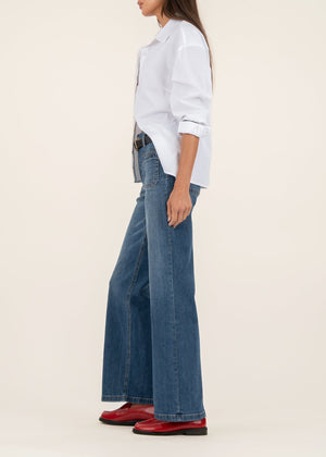 Jean High Rise Wide Leg - Adventure Wash