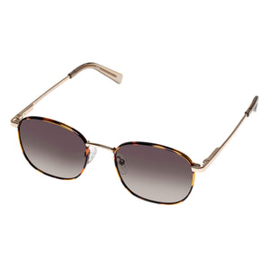 
            
                Load image into Gallery viewer, le specs square metal frame neptune deux mens and ladies unisex bright gold tortoise sunglasses Manitoba Canada
            
        