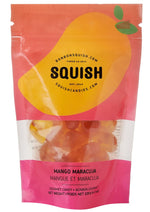 Squish Candies made in Canada mango maracuja soft sweet gummies made with real fruit juice Manitoba Canada