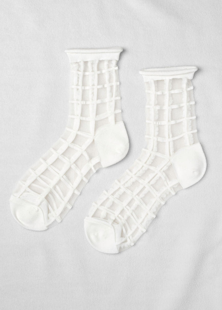 Sheer French Window Socks