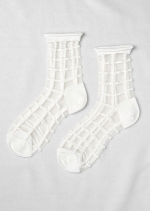 Sheer French Window Socks