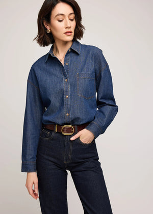 Whitney Denim Button Down Shirt