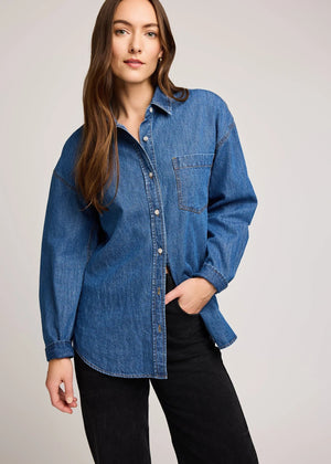 Whitney Denim Button Down Shirt