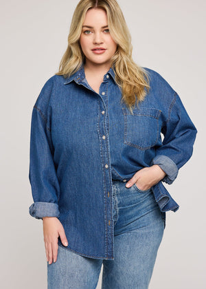 Whitney Denim Button Down Shirt