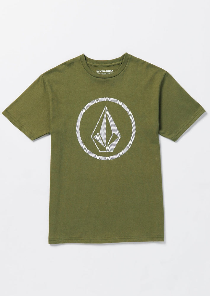 Volcom little youth toddler boys cotton circlestone graphic logo t-shirt military green Manitoba Canada