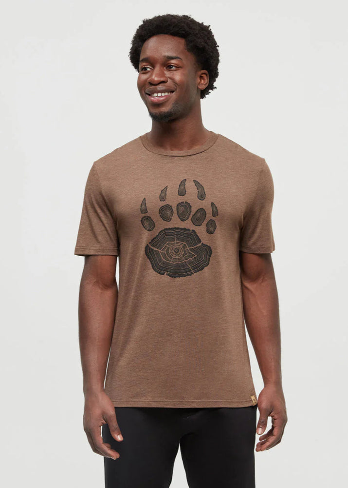 Mens Graphic Tee, Bear Claw, Outdoorsmen, Brown, Ten Tree 10 Tree, Winnipeg, Manitoba, Canada