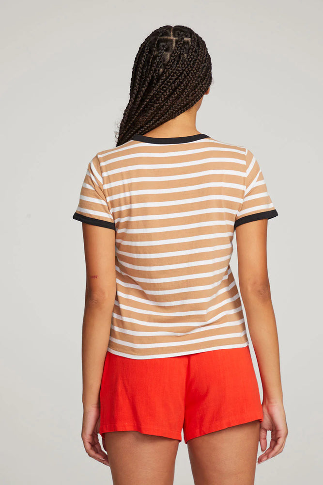 Bonjour Stripe Tee