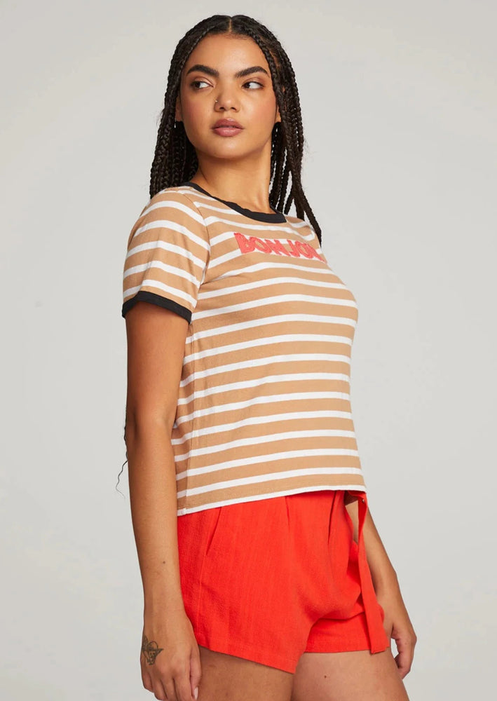 Bonjour Stripe Tee